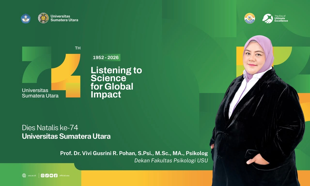 Selamat Dies Natalis ke-74 Universitas Sumatera Utara (1952 - 2026)